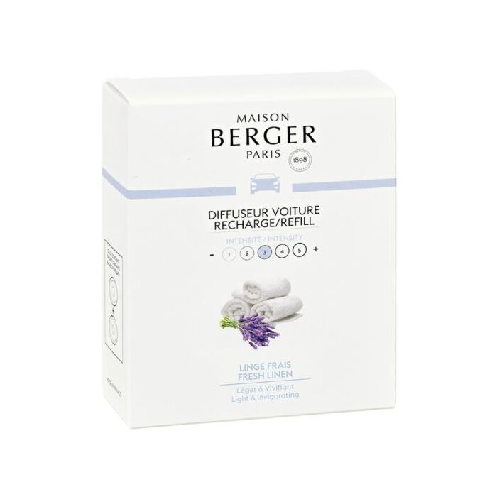 Maison Berger Set of 2 Fresh Linen Ceramic Refills-1